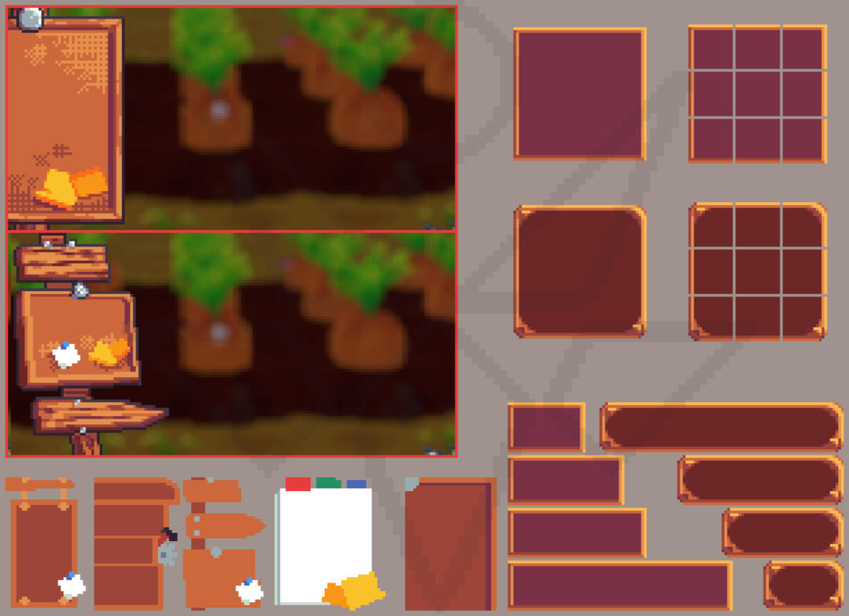 Farmoxel UI sketches